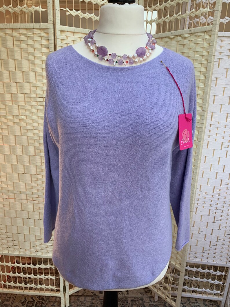 Italian one size jumper in Five Pretty Colours image 2