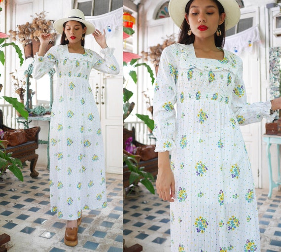 1970s maxi dress