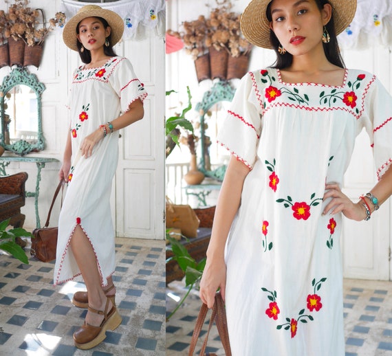 mexican maxi dress