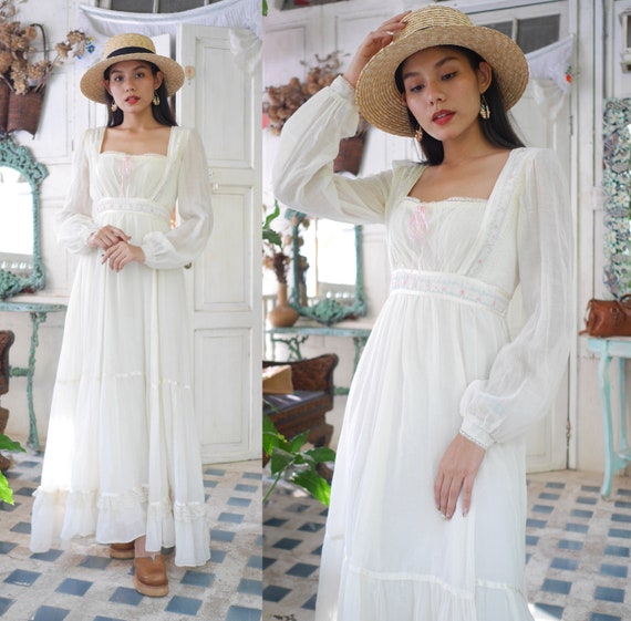 Gunne Sax by Jessica, Vintage 70's romantic Victor