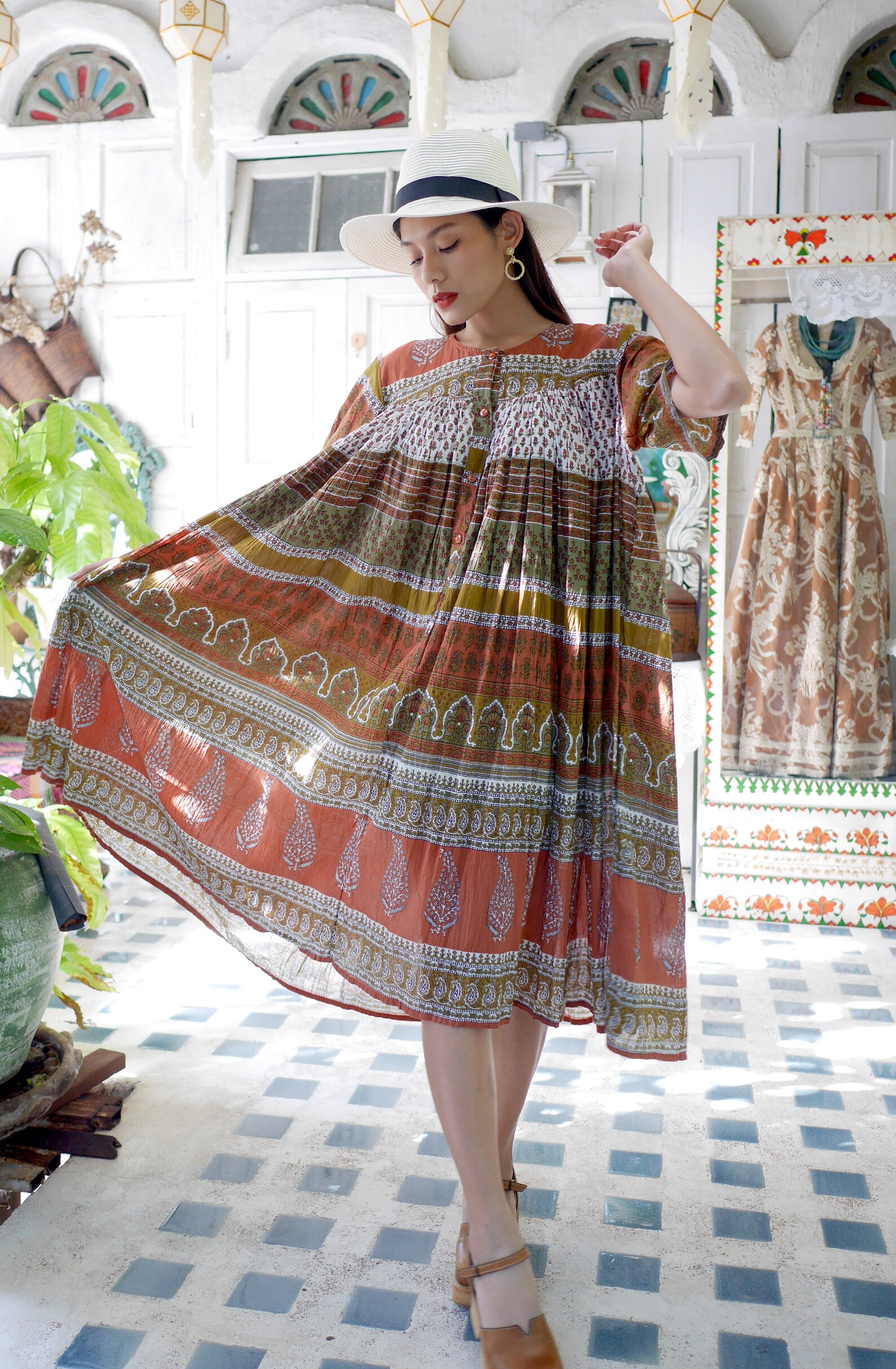 paper heart dress Shop Floral in Singapore at She Creates Stories fomraldresses 38 Romantic Boho Wedding Color:Amber Bloom