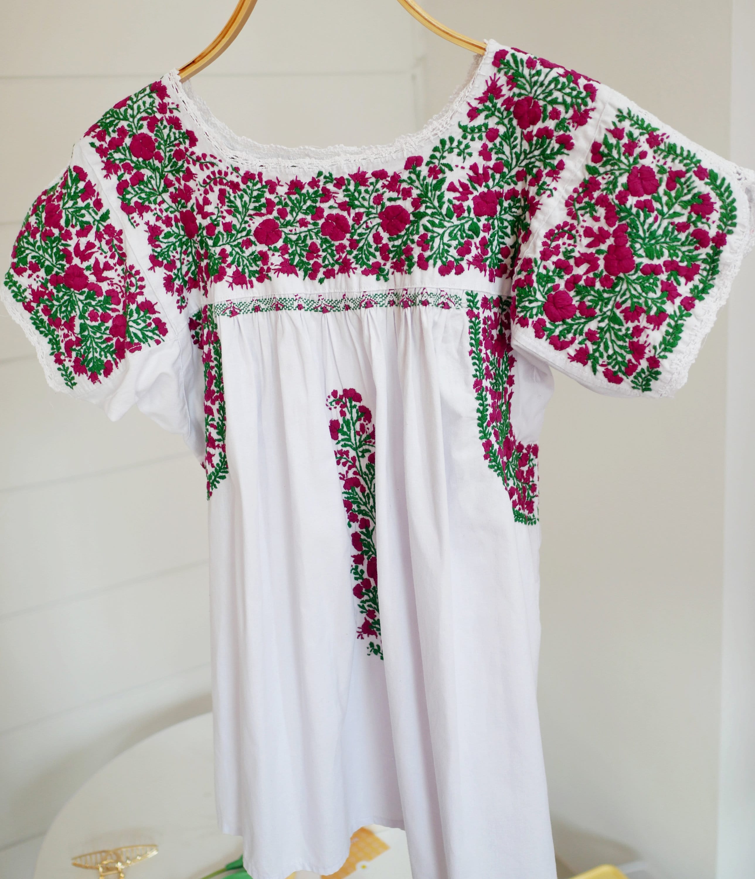 70s Vintage White OAXACAN Blouse Mexican Traditional Blouse - Etsy