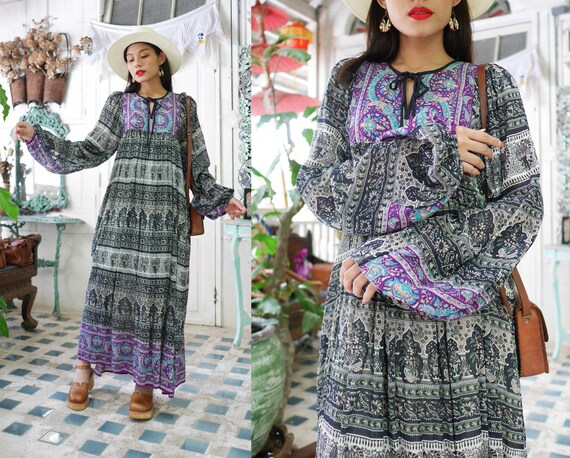 vintage indian cotton dress