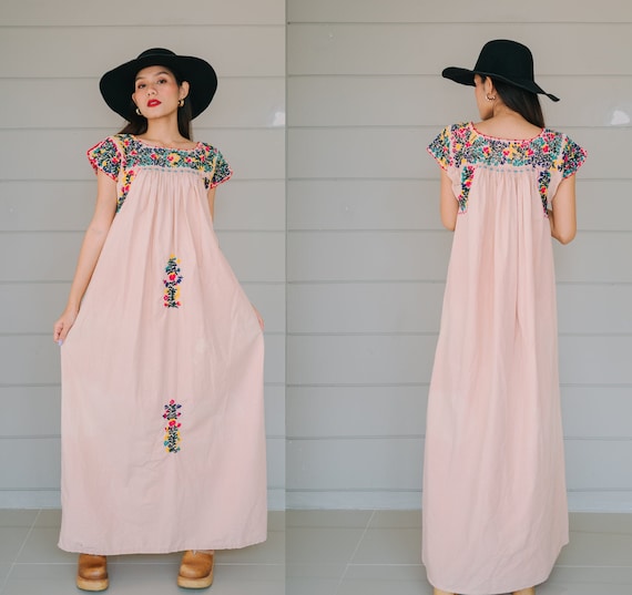 Vintage Mexican Maxi Dress from LAREDO TEXAS With