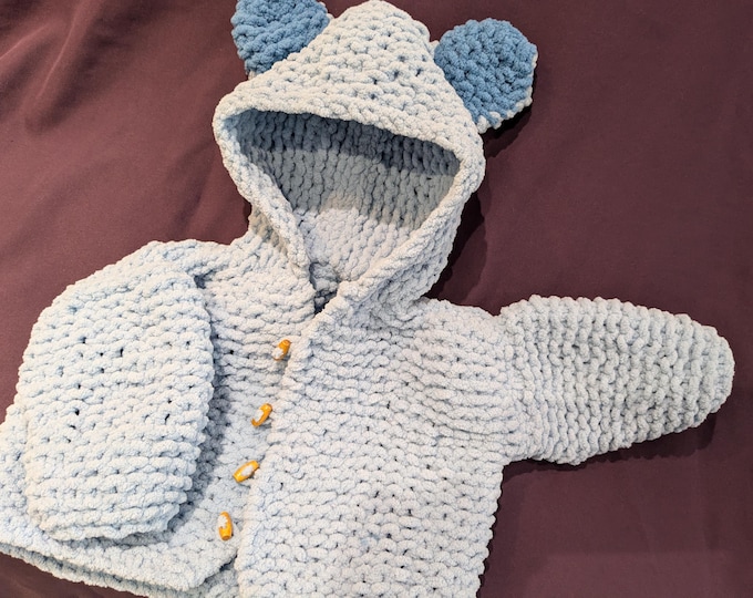 bear baby hoodie 6 months