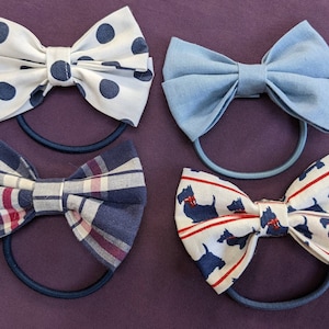 Hair bow set of 4