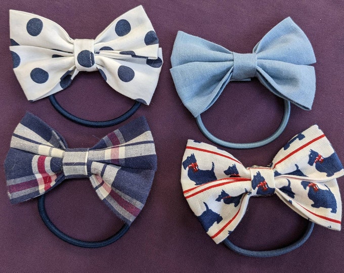 Hair bow set of 4