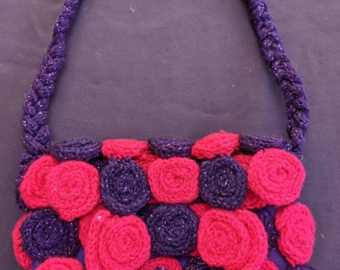 Bag knitted patchwork