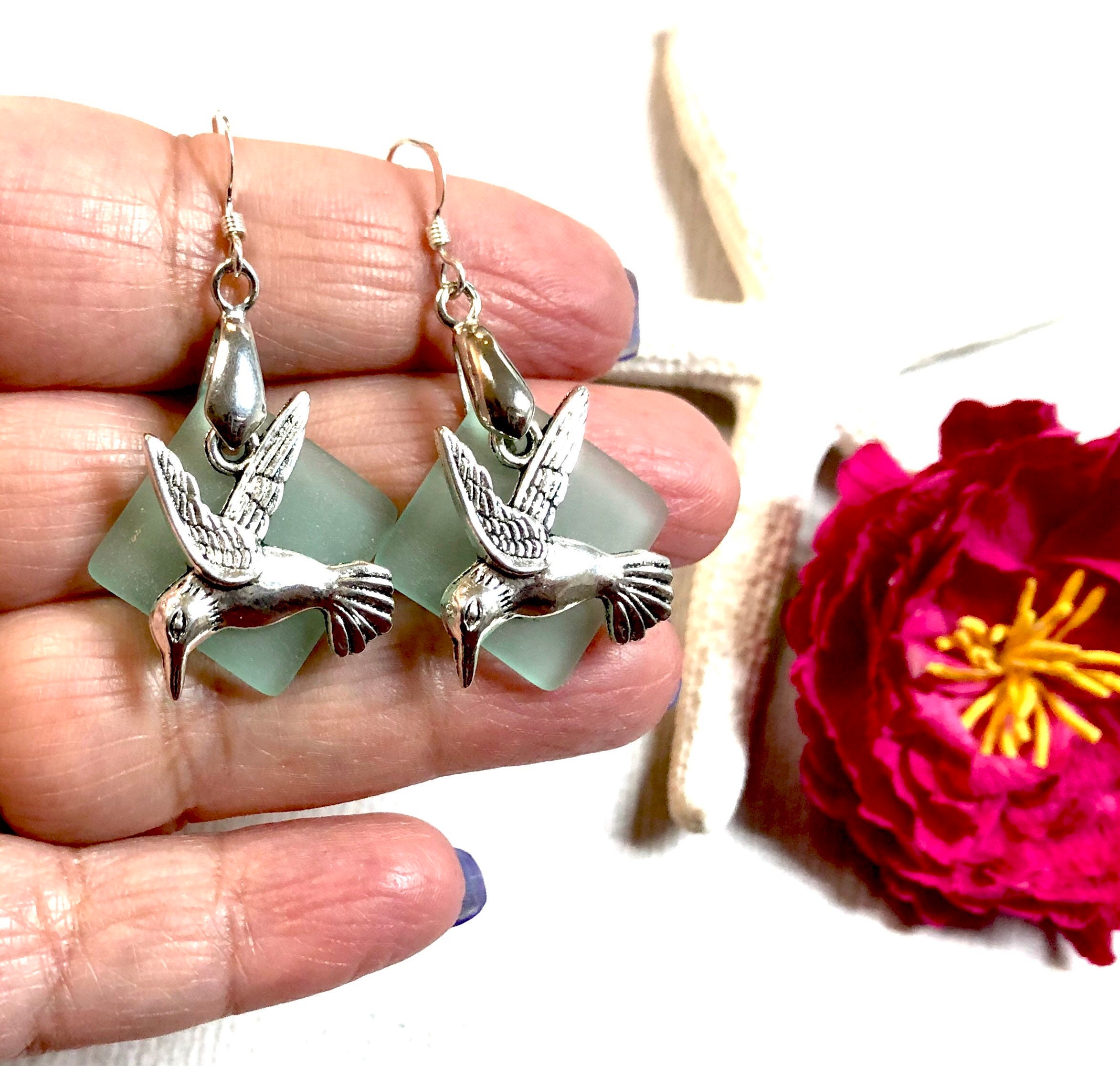Hummingbird Earrings Etsy Australia