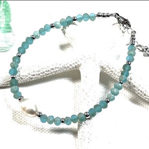 Pearl Anklet,Boho Beaded Anklet, Beaded Ankle Bracelet, Dainty Boho Anklet, Beach Anklet, Crystal Anklet, Foot Jewelry, Beach Jewelry,