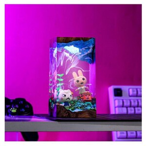 Custom Animal Cros.sing Epoxy, Coco An.imal Cros.sing lamp, anime figure, Personalize Figure, Custom Night Light Back to school gifts image 5