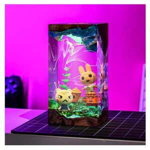 Custom Animal Cros.sing Epoxy, Coco An.imal Cros.sing lamp, anime figure, Personalize Figure, Custom Night Light Back to school gifts image 6