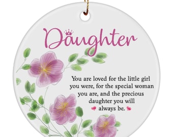 For My Daughter, You Are Loved 3" Keepsake Ornament with Gift Box