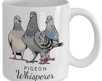 Pigeon Mug Pigeons Make Me Happy Birthday Christmas Pet Present Pigeon Mug Pigeons Make Me Happy Birthday Christmas Pet Present
