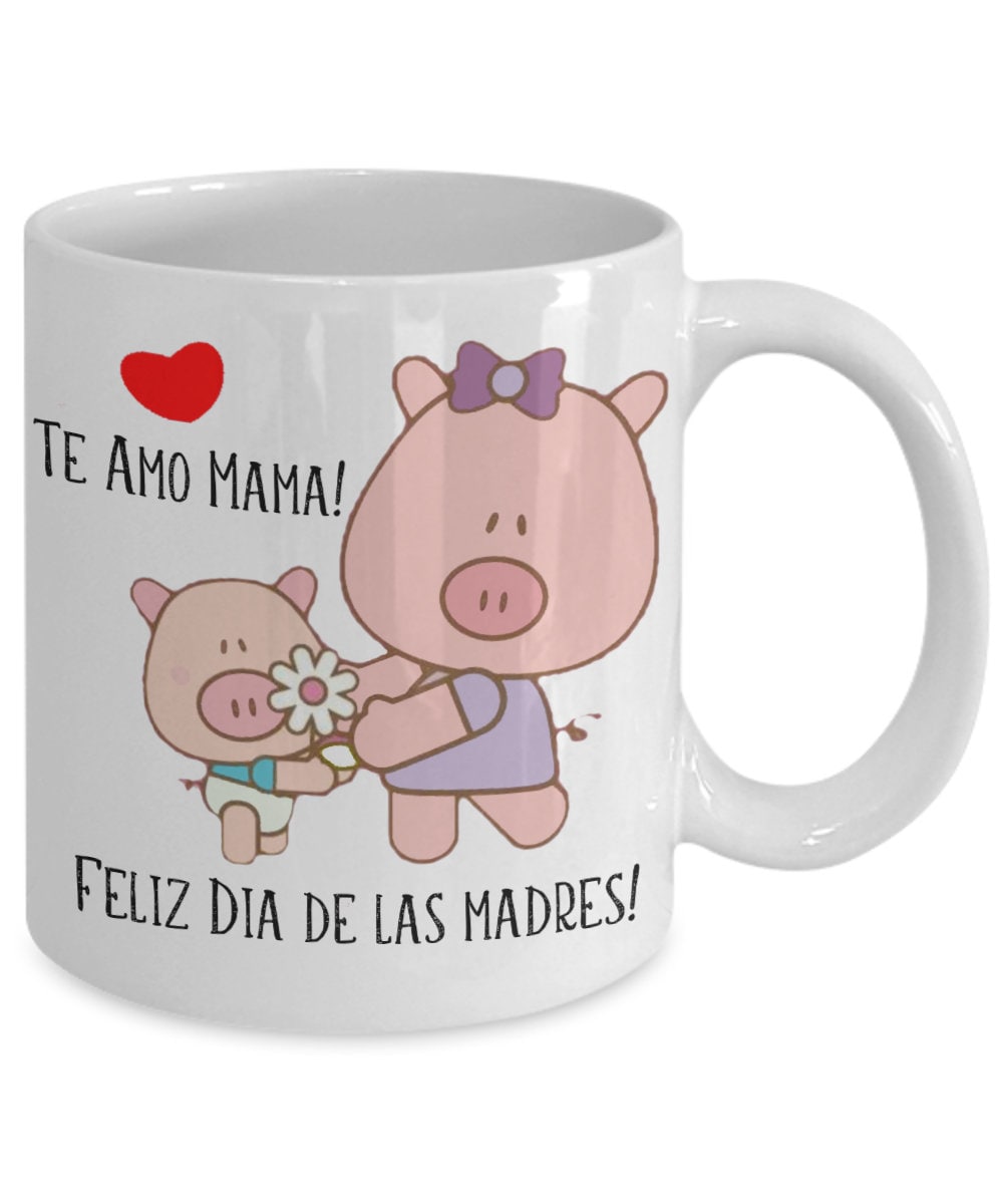 Mama Coffee Mug _ Dia de La Madre _ Cactus Mug _ Spanish Mom _ Mamacita Coffee Mug _ Mexican Mom Gift _ Mother's Day Gift Spanish _ Tazas, Ceramic
