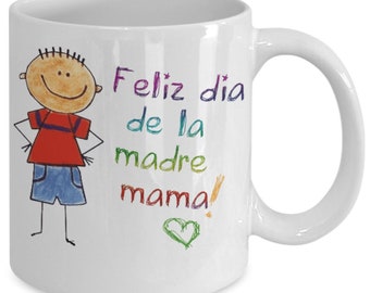 Mom Mug Feliz Dia De La Madre Mama Coffee Mug Spanish Happy Mother's Day