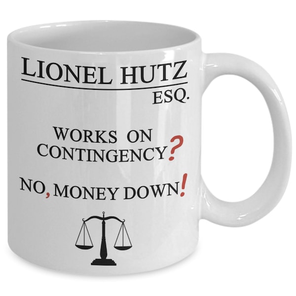 Lionel Hutz Esq. Mug Lawyer Coffee Mug