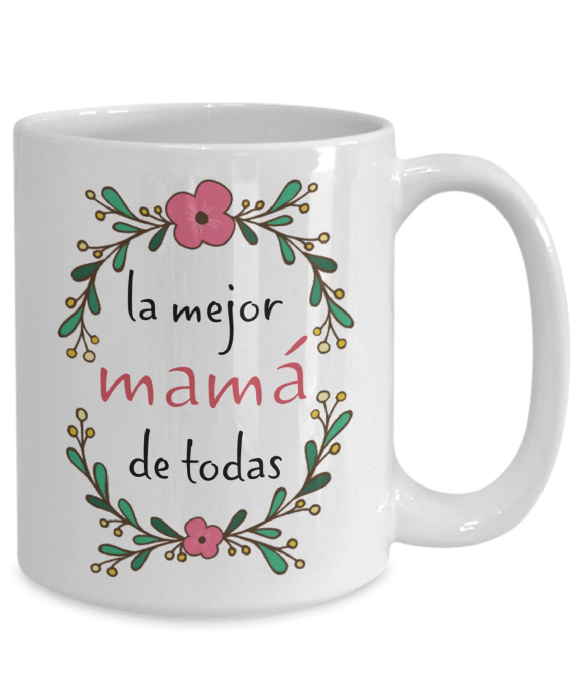 Mother's Day Spanish Language Coffee Mug Gift La Mejor Etsy