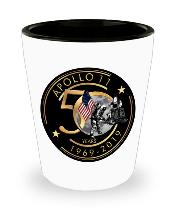Apollo 11 50th Anniversary Shot Glass 