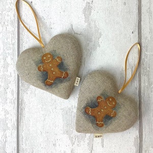 Hanging Heart - Gingerbread Man - Christmas Decorations - Gifts