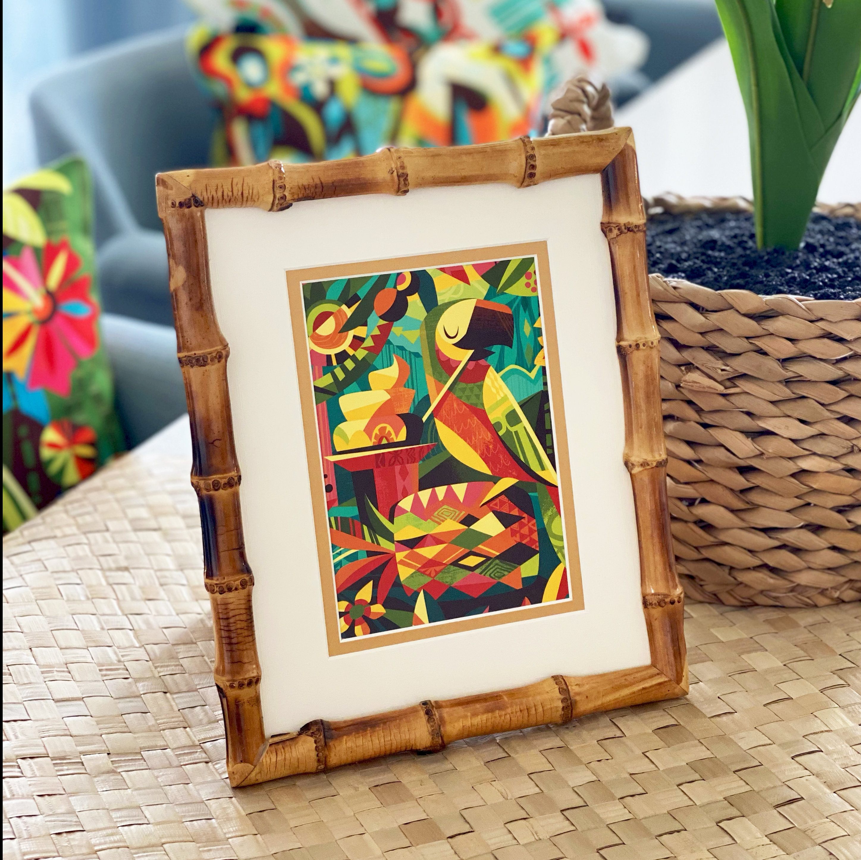 Bamboo frame 8 x 10 Inches, Light