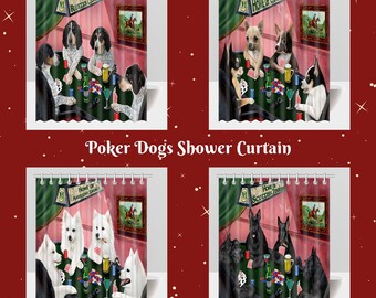 Chesapeake Bay Retriever German Shorthaired Pointer Home of Dogs Cats Playing Poker Refrigerator Magnet English Springer Spaniel