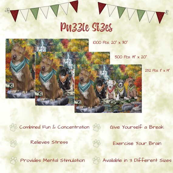 Pitbull Puzzle Collection Engaging Jigsaw Puzzles for Pitbull Lovers