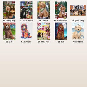 Cockapoo Dog Quilt Bed Coverlet Bedspread Soft Lightweight Durable ...