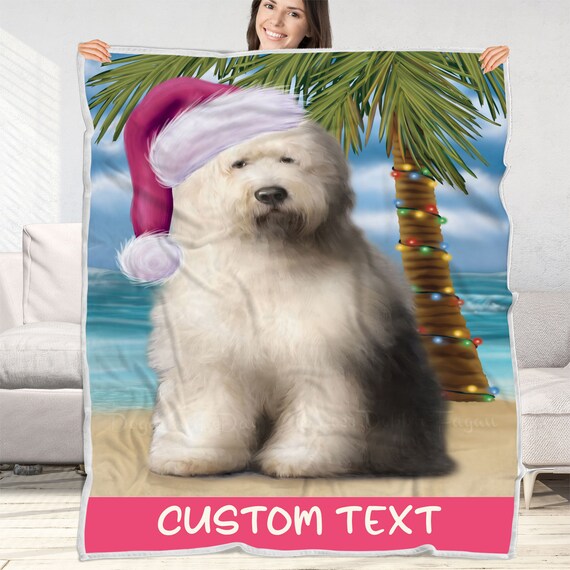 Old english sheepdog blanket new arrivals