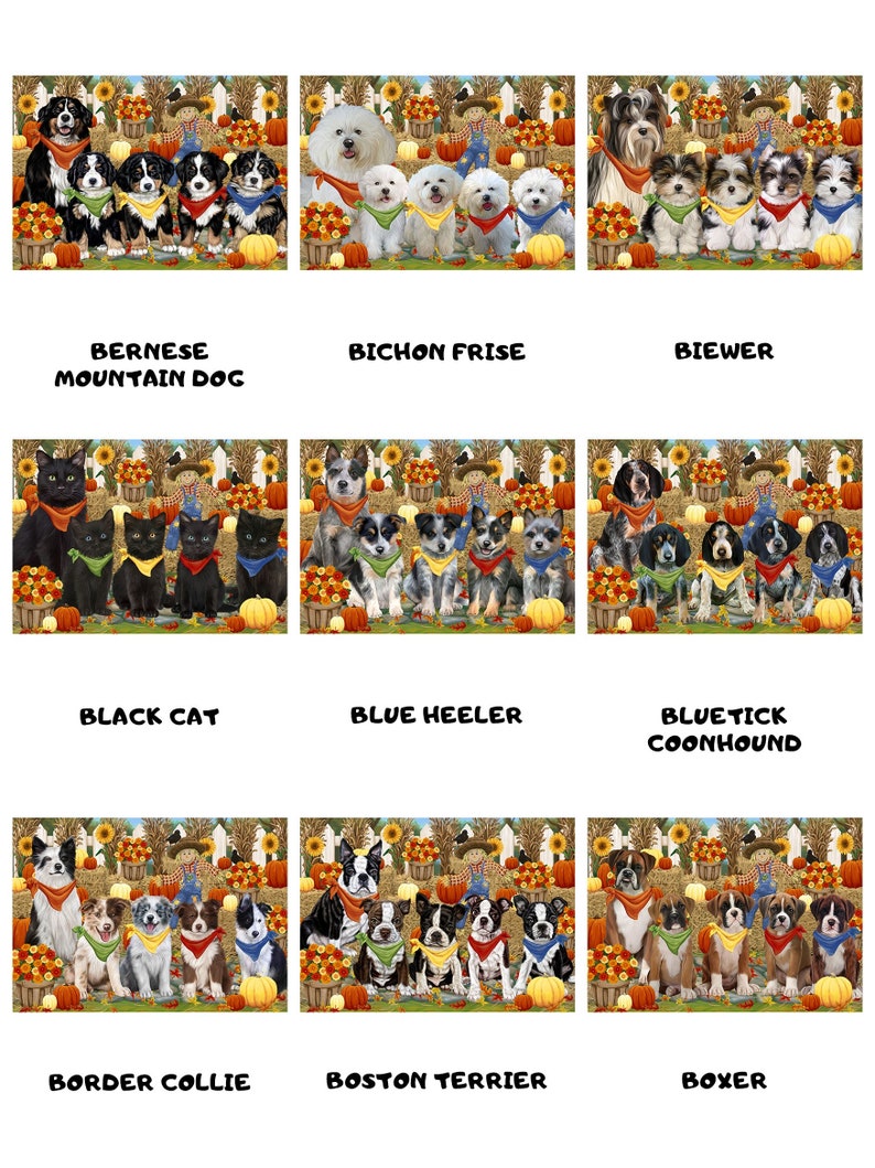 Great Dane Dalmatian Greater Swiss Mountain Doberman English Setter Dachshund Fall Festival Dog Cat Bath Mat /& Shower Curtain Combo
