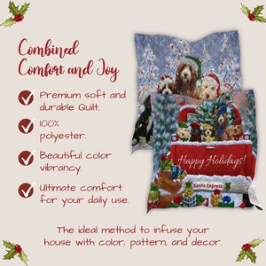 Cockapoo Dog Quilt Bed Coverlet Bedspread Soft Lightweight Durable ...