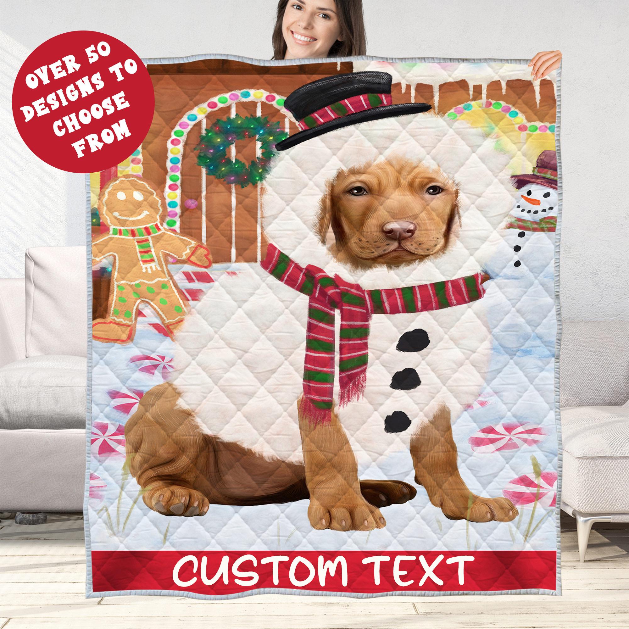 Dog quilted blanket hotsell