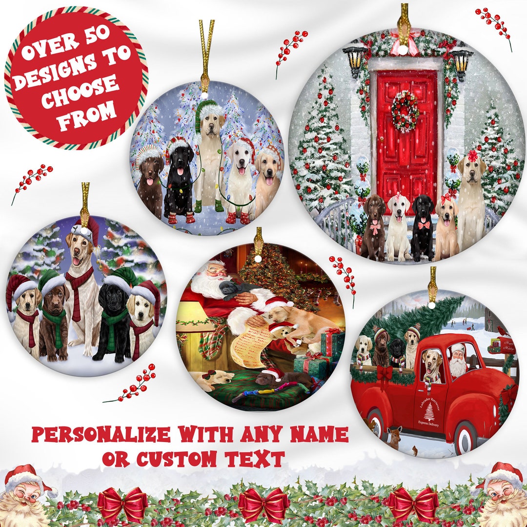 Labrador Retriever Dog Ornament Custom Gift Personalized Pet Etsy