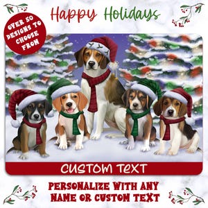 Alfombra para mascotas con diseño de perro American English Foxhound, alfombra de pasillo para interiores, sala de estar, ultrasuave, linda decoración, regalo para mamá, monumento a las mascotas