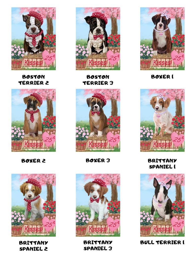 Bluetick Coonhound Rosie 25 Cent Kisses Dog Cat Refrigerator Magnet Boston Terrier Border Collie Boxer Beagle Blue Heeler