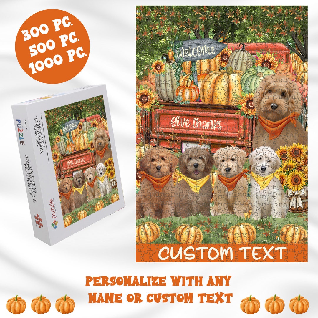 Goldendoodle Dog Jigsaw Puzzle for Adults Animal Printed Etsy