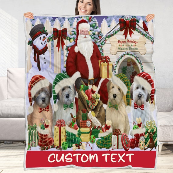 Wheaten Terrier Dog Blankets and Throws Bed Fleece Woven or Sherpa Soft Cozy Durable Theme Fuzzy Blanket Summer Spring Best Dog Gifts Etsy Canada