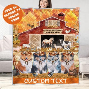 Rough Collie Dog Quilt Bed Coverlet Bedspread Soft Lightweight Durable Washable Polyester Pet Summer Quilt, Cat Puppy Lover Gift