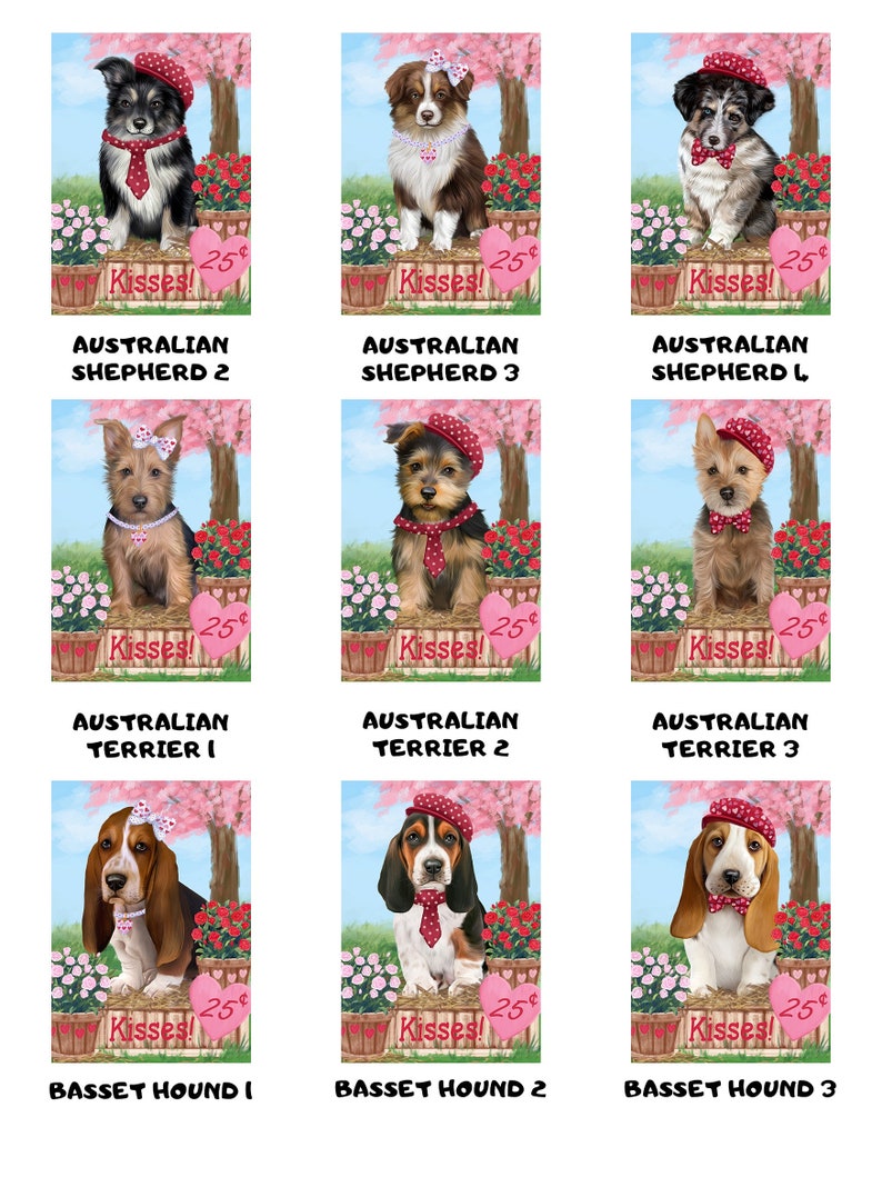 Bluetick Coonhound Rosie 25 Cent Kisses Dog Cat Refrigerator Magnet Boston Terrier Border Collie Boxer Beagle Blue Heeler