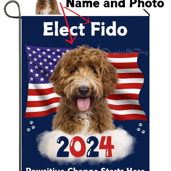 Custom Vote for Dog Sign Etsy