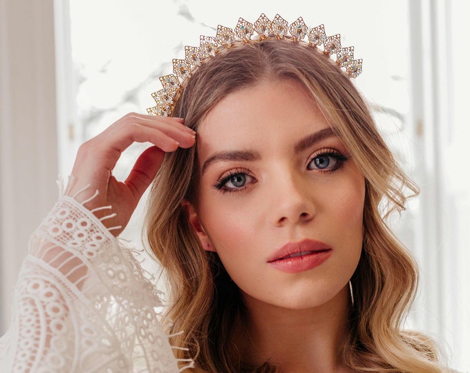 rhinestone wedding headpiece
