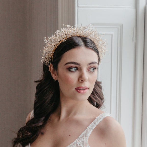 statement bridal headpiece