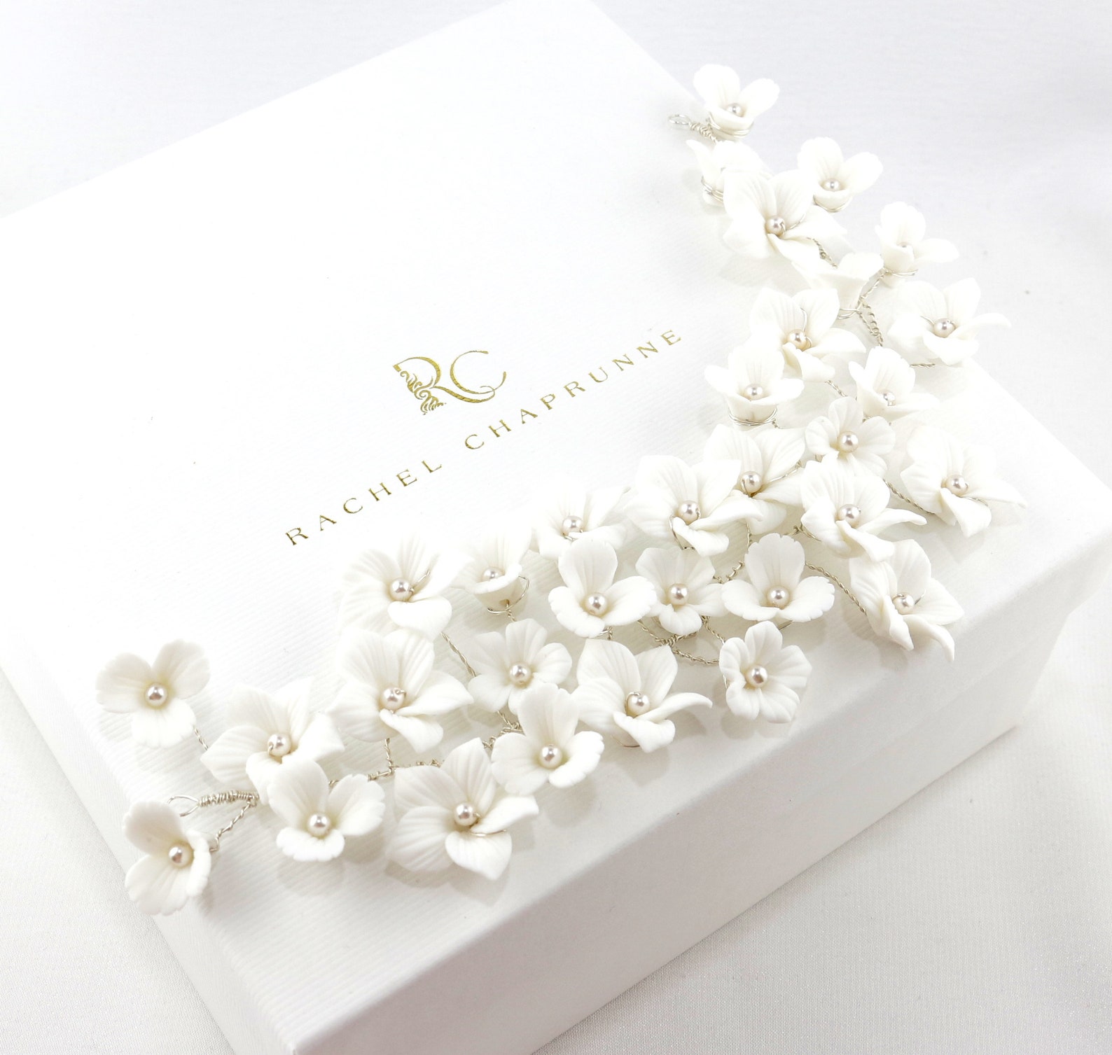 bridal headpieces with flowers
