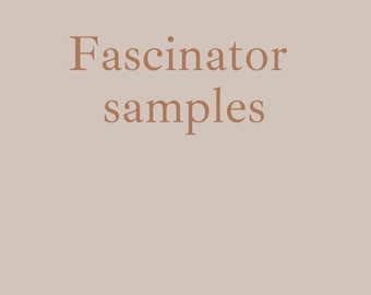 Fascinator samples