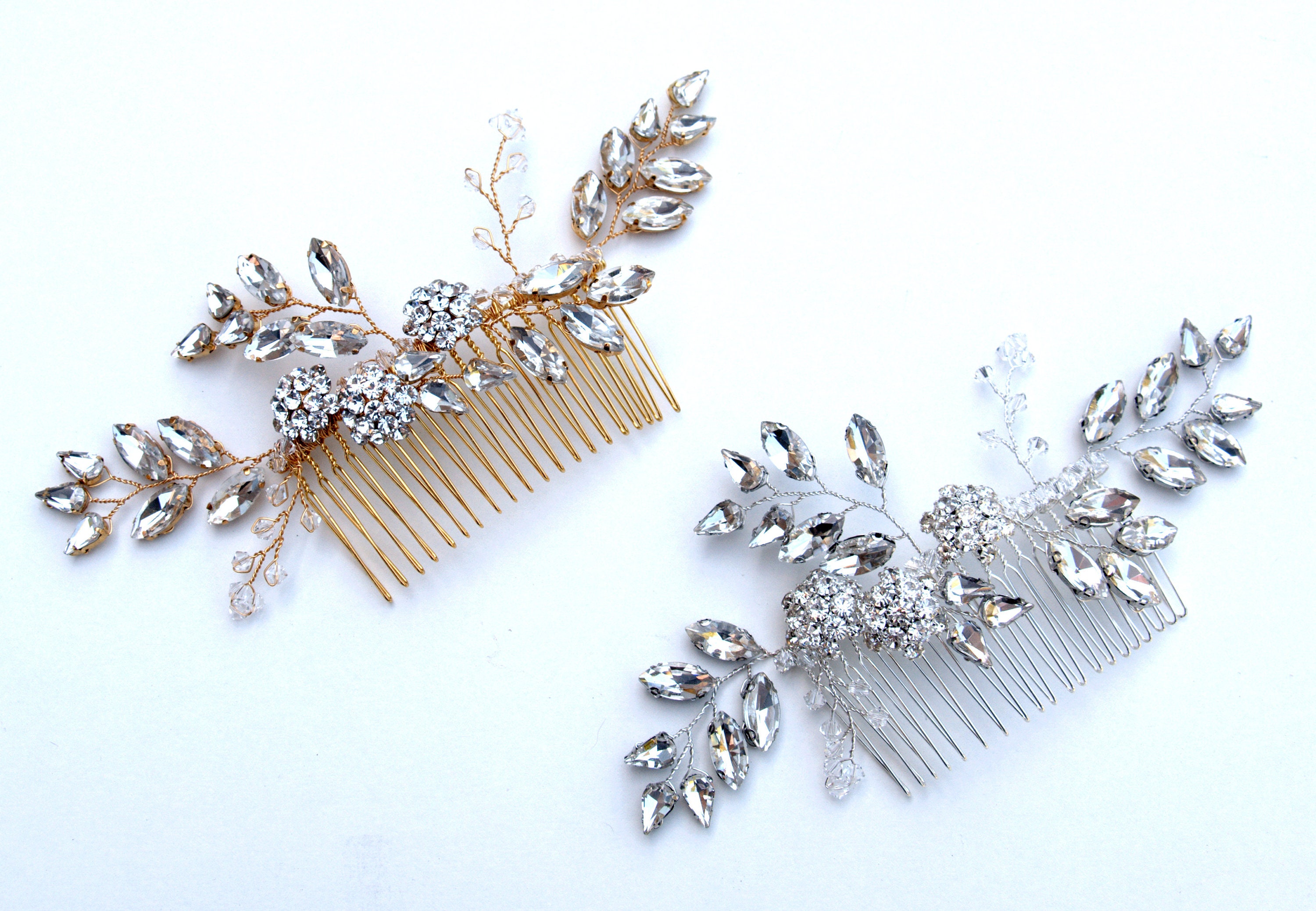 bridal back headpiece