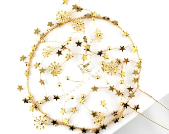 Wedding cake topper, Celestial wedding, Star cake topper, Gold star topper, Astrological cake topper, Luxury unique, Special occasion