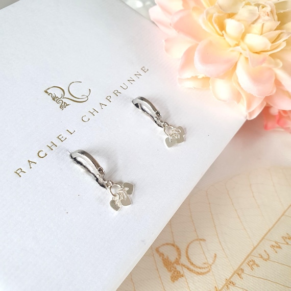 925 gioielli in argento sterling donne piccoli orecchini a forma di cuore amore regalo per la signora