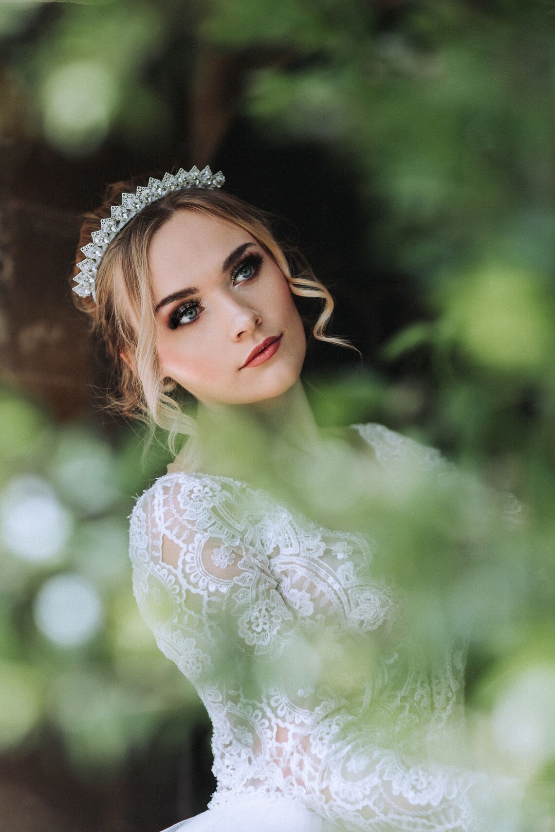 rhinestone wedding headpiece