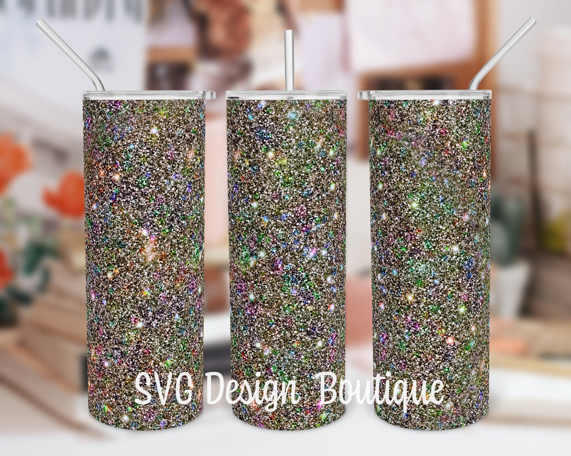 Rhinestone 20 oz Skinny Tumbler Bling Tumbler Sublimation Etsy