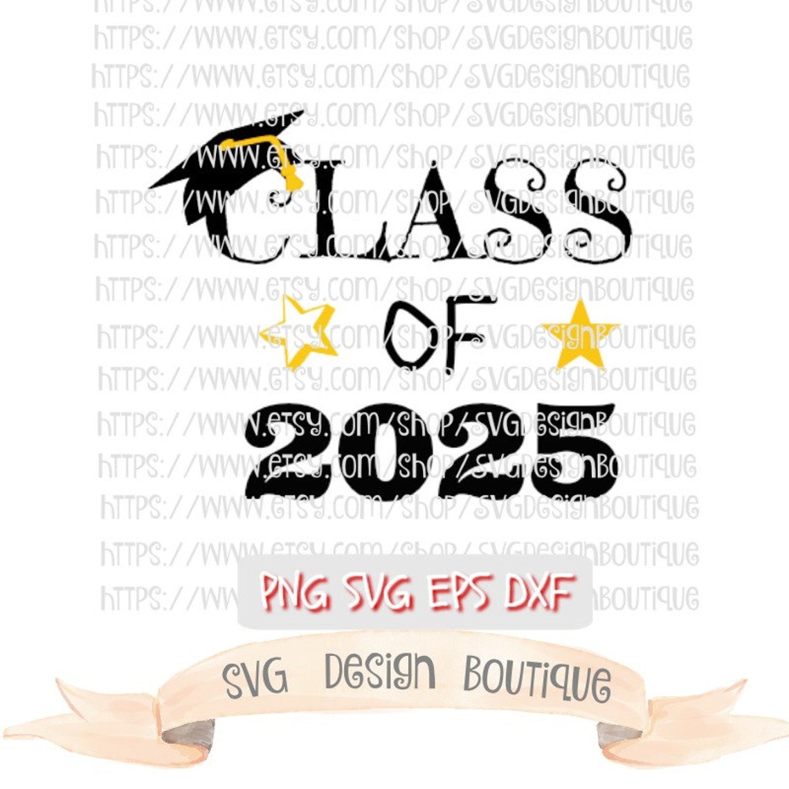 Class of 2025 SVG Cute Svg High School Graduate Svg College Etsy